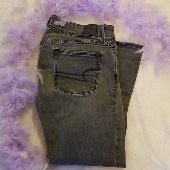 American Eagle Outfitters Denim - Women's American Eagle Black jeans stretch size 6
